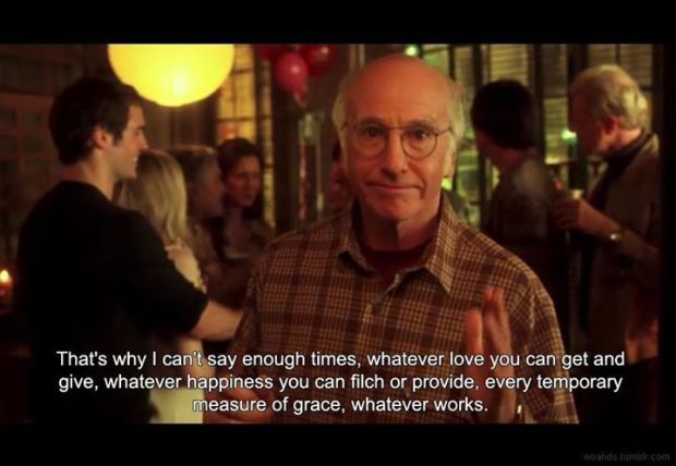Larry David en Whatever woks